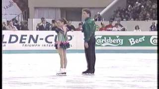 1990 Euros SP Katia Gordeeva and Sergei Grinkov