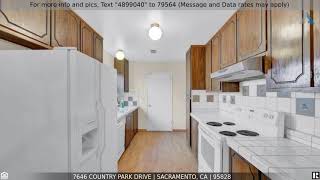 Priced at $294,999 - 7646 Country Park Drive, Sacramento, CA 95828