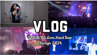 VLOG: GRWM/ THE LOVE HARD TOUR CHICAGO 2K24! (OUTFIT REVIEW + MORE)