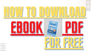 How To Download Ebook Pdf For Free Free Pdf Ebook Ebook Free Ebook Free For Reading