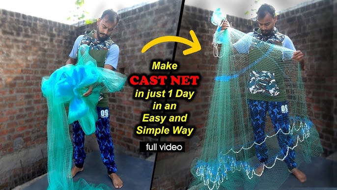 How To Dye A Cast Net DIY 
