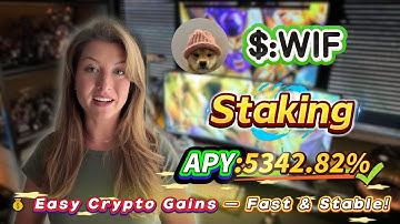 🚀 Solana zero-risk mining tutorial — real WIF staking with 5342.82% APY rewards delivered!