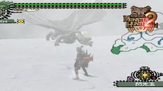 Monster Hunter 2 Ps2 - Kushala Daora Snowy Mountains