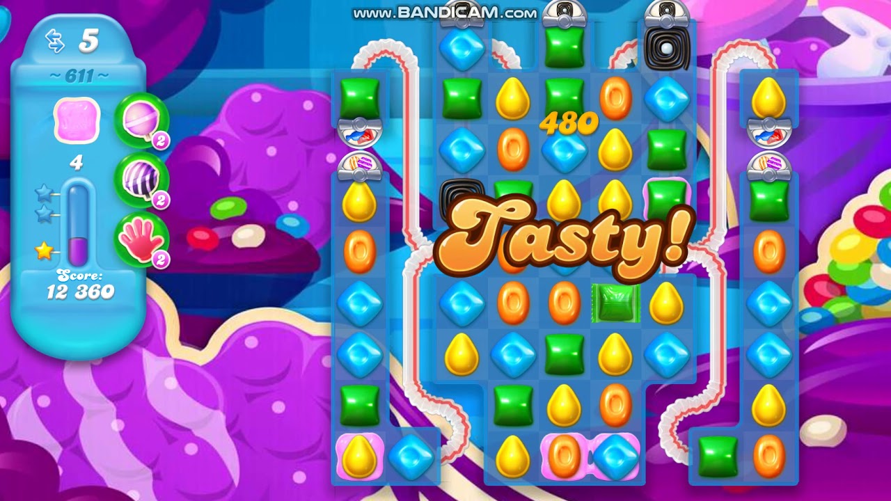 Level 611; How to get High score CANDY CRUSH SODA Saga ★★★ YouTube