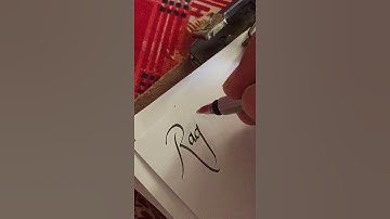 Raghavendra: Calligraphy Writing