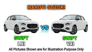 Maruti Suzuki Swift Lxi vs Vxi Variant Comparison