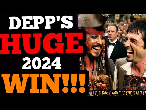 Johnny Depp's Huge 2024 Win Has Team Amber Heard Salty! Al Pacino And Hollywood Backed Depp!