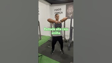 Remada alta com anilha - prof. Matheus Gomes