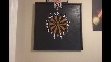 DIY Dartboard and Backboard by Eric Ha