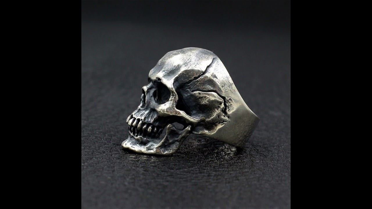 Big Tough Men Biker Skull Ring