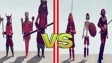 AXE TEAM vs SWORD TEAM| TABS - Totally Accurate Battle Simulator