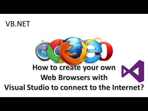 How to Create Web Browser Using Visual Studio |  VB.NET