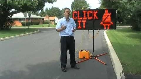 An Overview of InstALERT changeable message sign