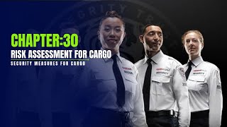 Chapter:30 | Risk Assessment for Cargo | Airlines security screening | Airport security