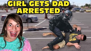🤬Girl Temper Tantrum🤬 Calls Police And Gets Dad Arrested! - [Original]