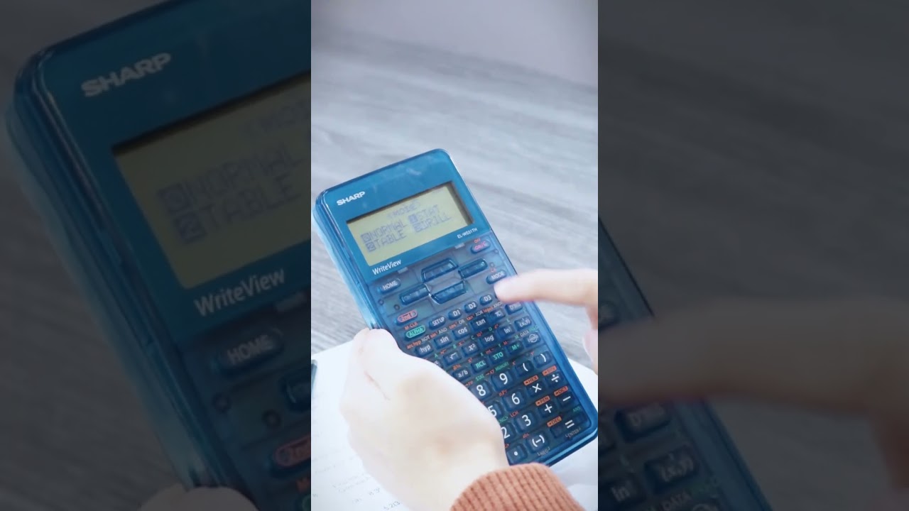 SHARP CALCULATORS EL-W531TH WH TRANSPARENT SCIENTIFIC CALCULATOR (PRC APPROVED)!