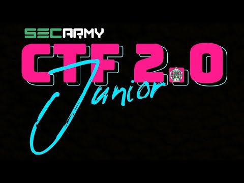 Secarmy CTF 2.0 Junior | Easy capture
