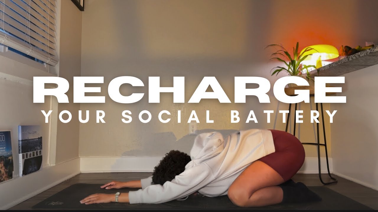 8 Minute Yoga to Recharge Your Social Battery