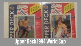 Upper Deck World Cup 1994 Soccer Throwback !! Romario?? Bebeto?? Baggio?? Maldini?? Team USA stars??