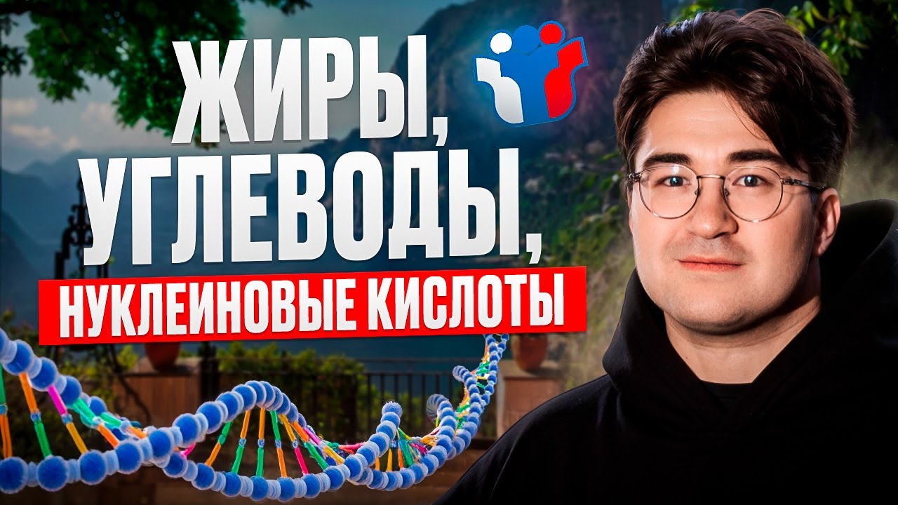 ЖИРЫ, УГЛЕВОДЫ, НУКЛЕИНОВЫЕ КИСЛОТЫ | ЕГЭ ПО БИОЛОГИИ 2026 | АРТУР ВАЙНБЕРГ