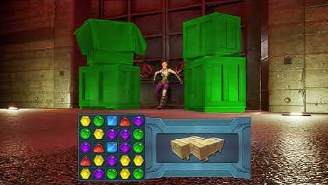 Zombie Blast Squad / Puzzle Raiders. "Gate and tank". IT Territory / MY.GAMES.