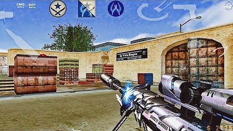 Crossfire CS 1.6 | VIP Mod Skin M200 Cheytac Transformer | Dust 2 Map | Offline Android FPS Gameplay
