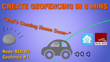 Quick Geofencing Implementation using Node-RED. Easy use case of the Home Assistant (004E)