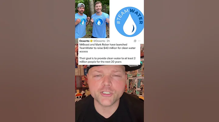 Mr Beast just gave away 1 million years of water with Team Water🚨 #mrbeast #teamwater #shorts