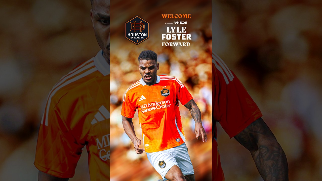 Bringing firepower to the frontline! Welcome to Houston, Lyle Foster 🤘 #shorts | Houston Dynamo FC