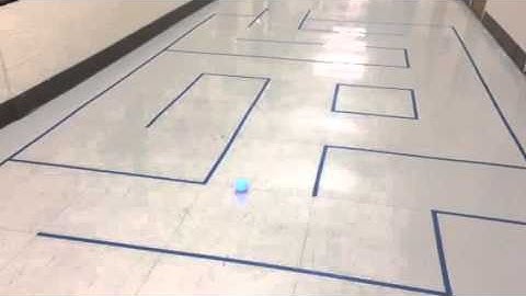 Sphero Hallway Maze Win