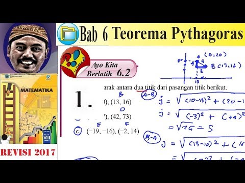 Tentukan Jarak Antara Dua Titik Dari Pasangan Titik Berikut Sekali