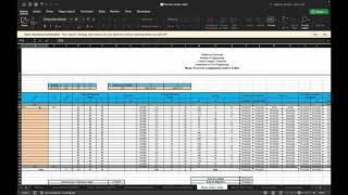 Major &amp; Minor Traverse Survey | Gale’s Table Calculations in Excel Template