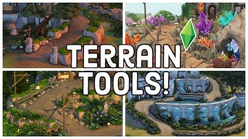 How I Use Terrain Tools | The Sims 4 Tutorial, Tips & Tricks | No CC or Mods 🔨