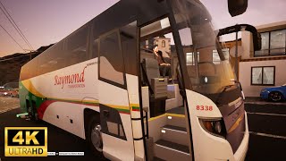 Raymond Bus Driver Carefully Threads Super Narrow Road | Scania Touring 137 | Tourist Bus Simulator screenshot 5