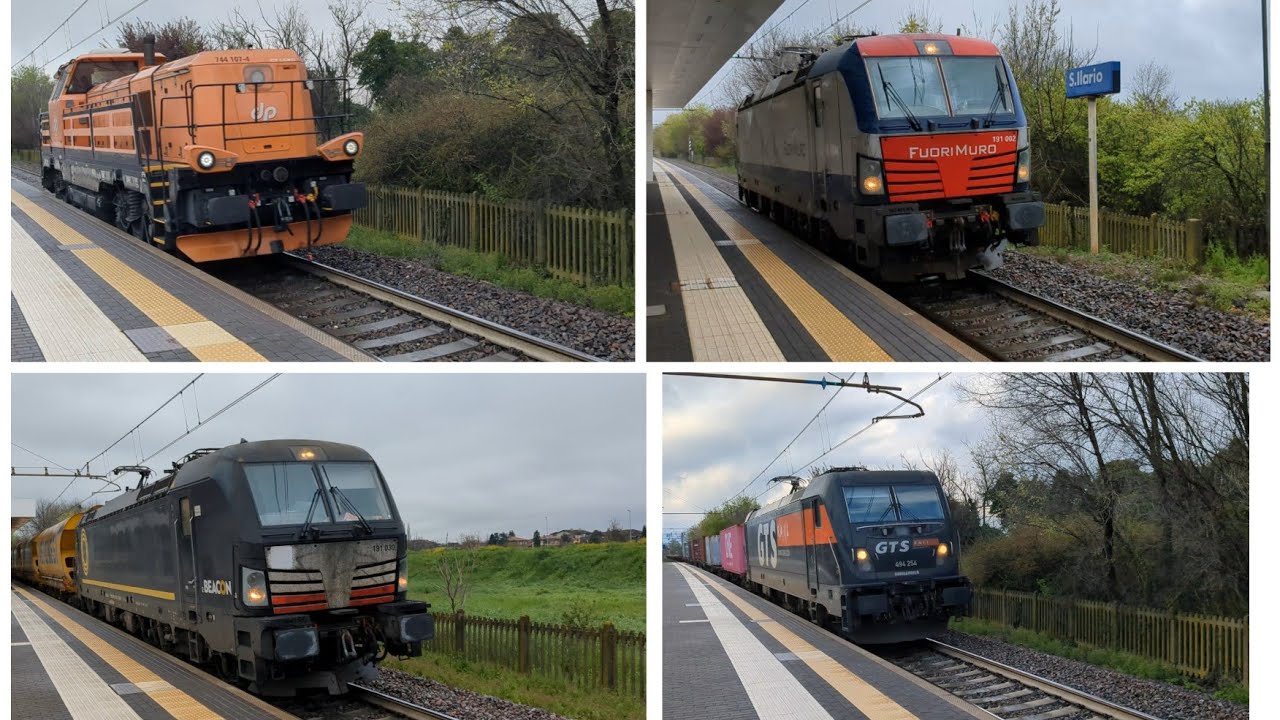 il Traffico merci della Milano - Bologna tra Parma e Sant'Ilario d'Enza