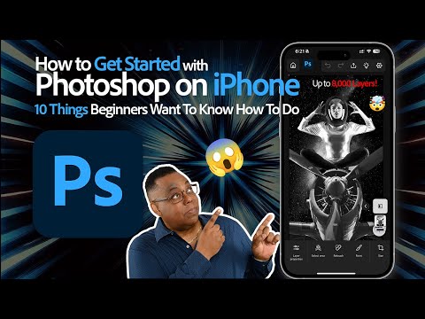 How to Get Started With Photoshop on iPhone ???? 10 Things Beginners Want to Know How To Do! ????✨
