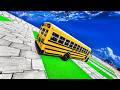 Cars, Bus & Truck vs Downhill Ramp – 0% Survival! | BeamNG.drive