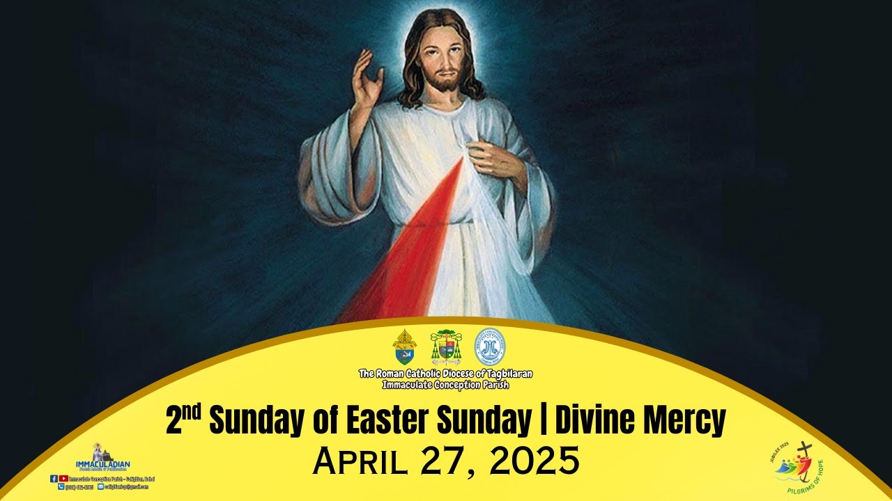 2nd Sunday of Easter | Divine Mercy | April 27, 2025 - YouTube
