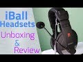 Iball rocky headphone unboxing cheap clarity headsets
