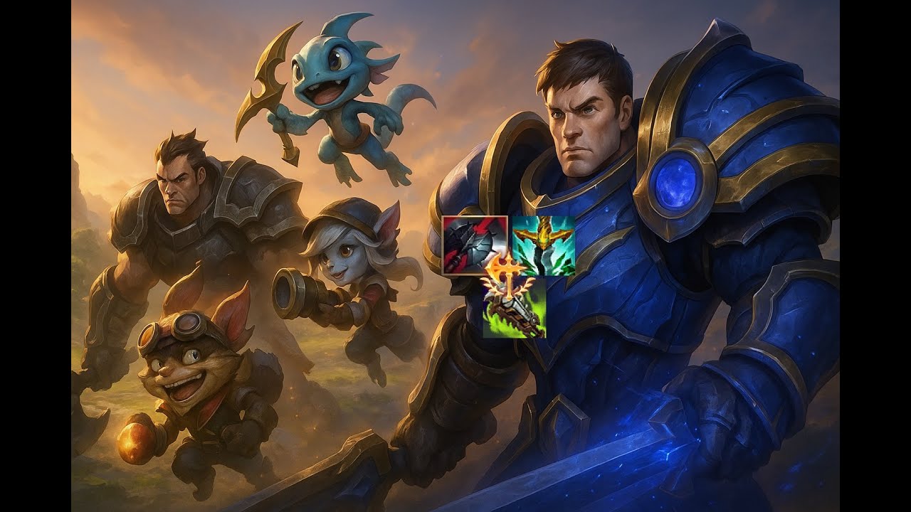 Midlane Garen Dominates the New Season! MVP Stomp! League of Legends Wild Rift《英雄联盟》