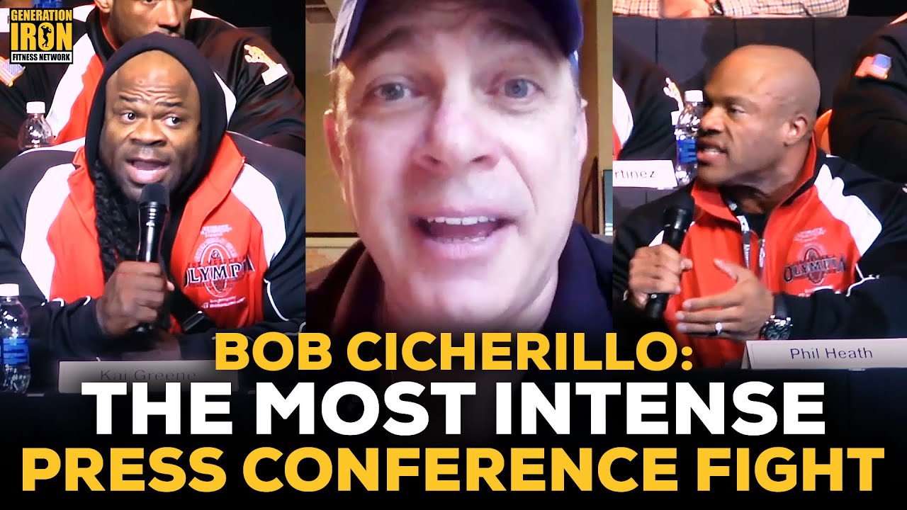 Bob Cicherillo Answers: The Most Intense Press Conference Fight In The History Of Bodybuilding