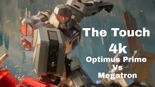 Transformers One The Touch Theme Optimus Prime Vs Megatron 4K