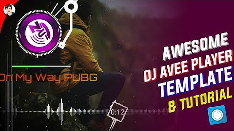 Dj📀 avee player templates | Best music visualizer editing tutorial | audio spectrum tutorial |