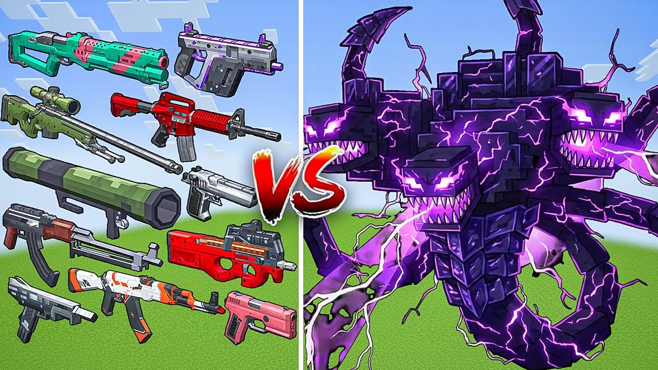 What Minecraft TaCZ Gun Can Defeat the Most Wither Storm Bosses in a ...