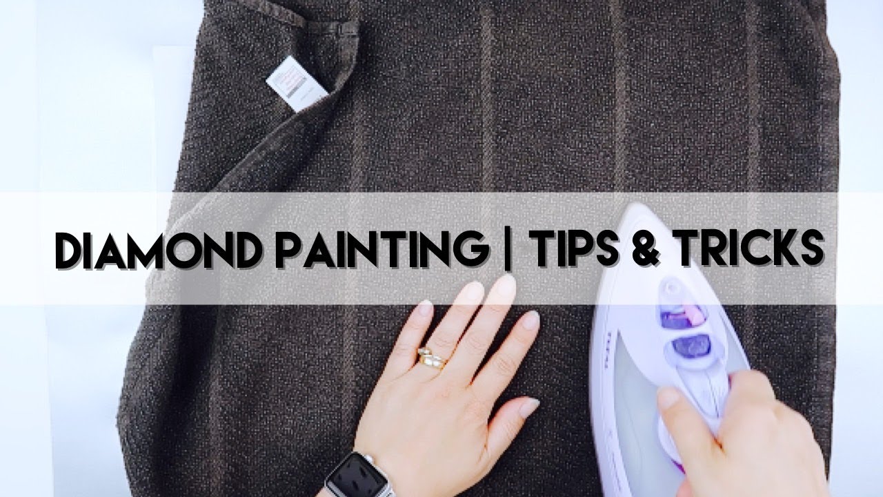 Diamond Painting How to Guide Ironing a Canvas YouTube