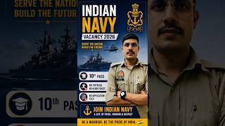 Indian Navy New Vacancy 2026 | Navy Group C Permanent Bharti 2026 | 10th Pass Govt Job 2026 #govtjob