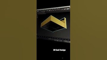 3D bed design Made by me in 3Ds Max || Rajesh