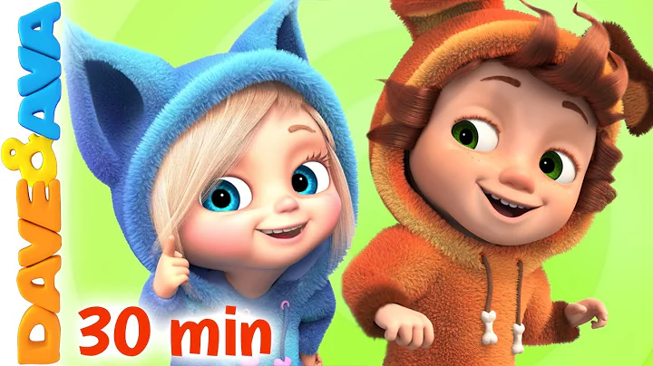 😍 Down by the Bay and More Nursery Rhymes | Rig a Jig Jig | Baby Songs by Dave and Ava 😍