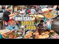 Amritsar best street food  paneer bhurji neutri kulcha mathi choley amritsari kulfa