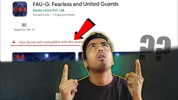 Faug Game Pre Registration Problem | Your Device isn